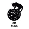 Acrylic Cat Wall Clock