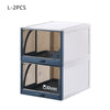 Transparent Box Stackable Shoe Rack