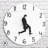 Silly Walk Wall Clock Comedian